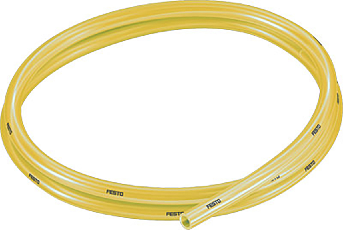 Festo Compressed Air Pipe Yellow Polyurethane 8mm x 50m PUN-H-T Series, 8048699