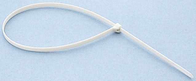 Thomas & Betts Cable Ties, 186mm x 4.7 mm, White Nylon, Pk-100