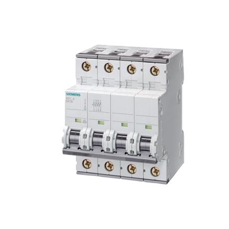 Siemens SENTRON 5SY4 MCB, 3+N, 4A Curve C