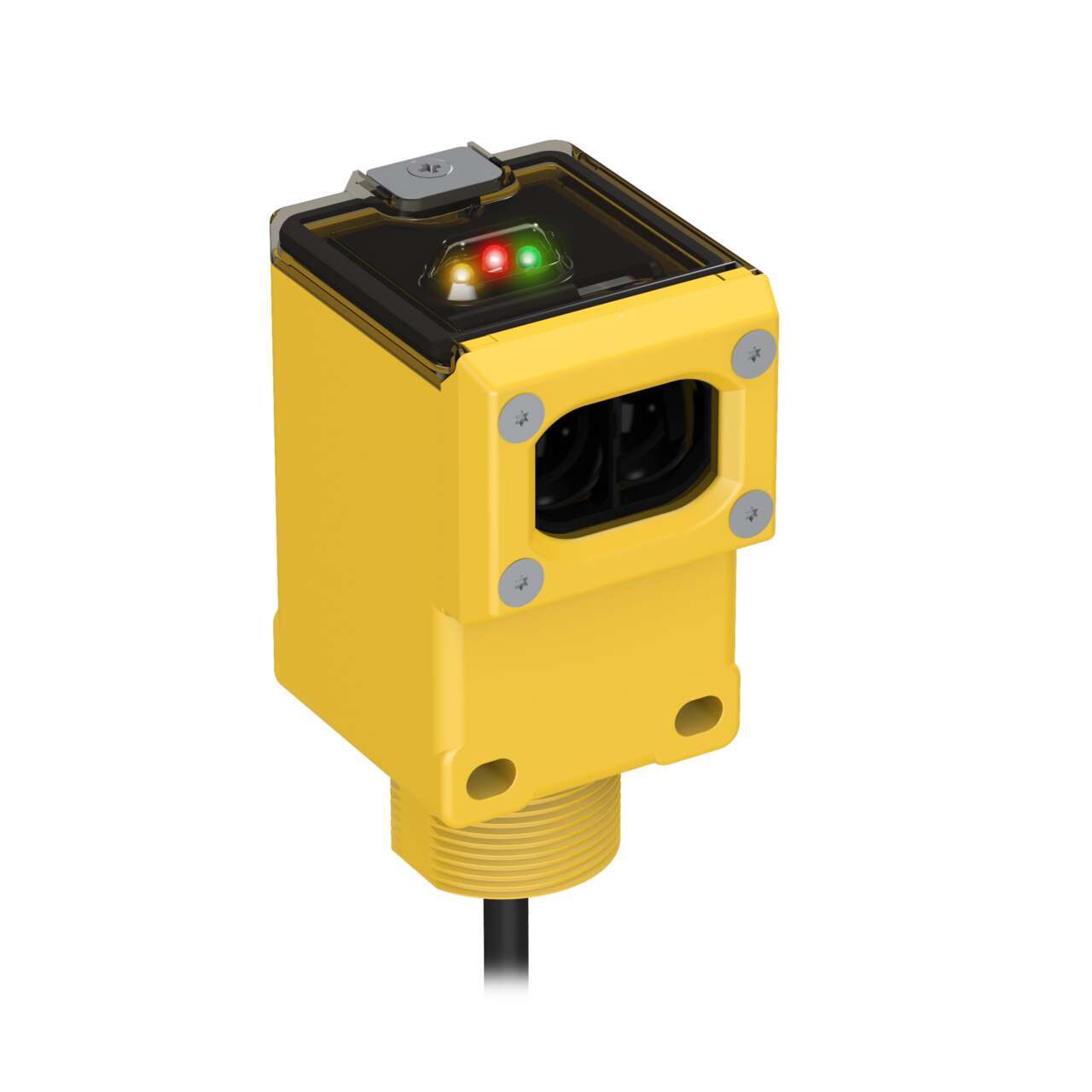 Banner Retroreflective Photoelectric Sensor, Rectangular Sensor, 9 m Detection Range