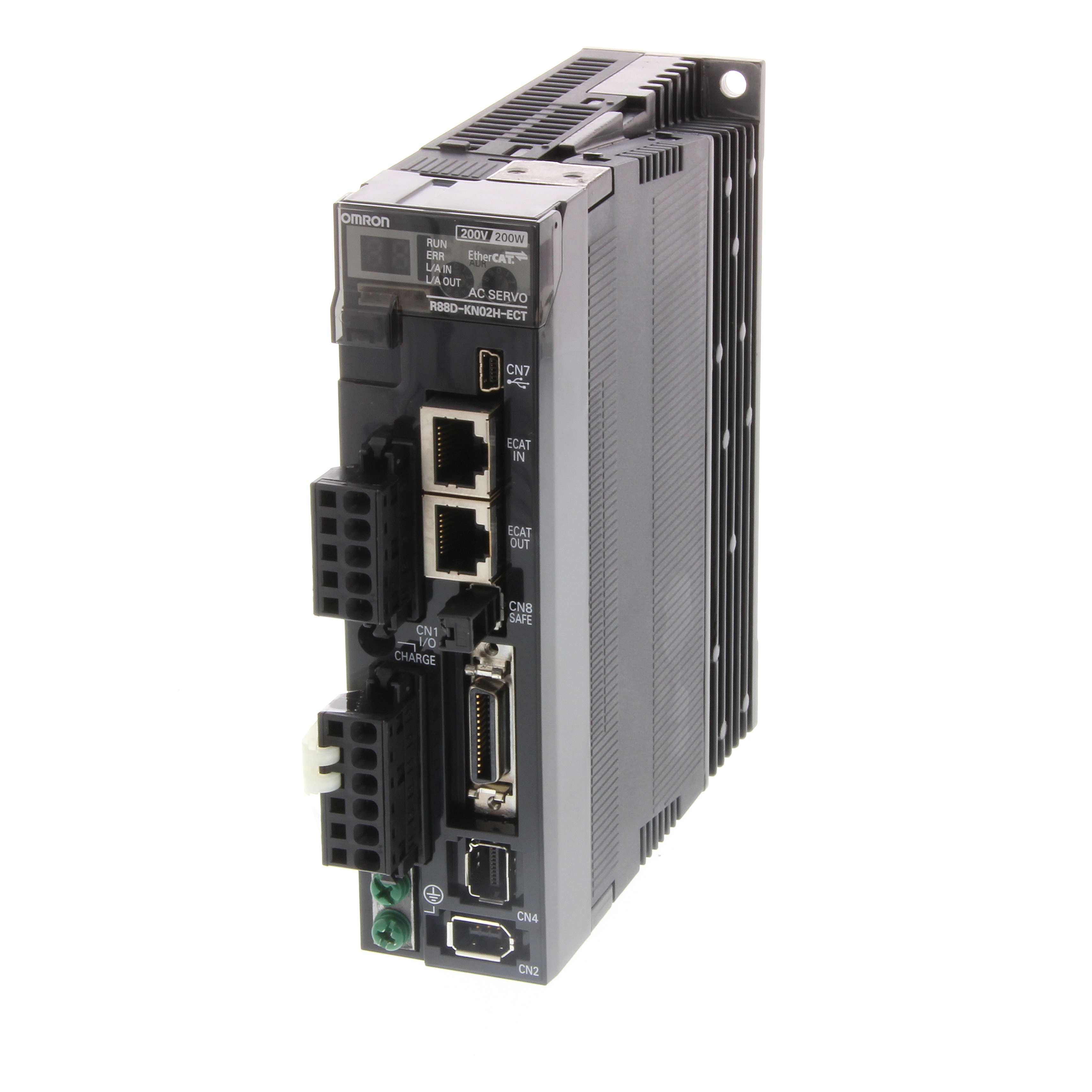 Omron 0.4 kW Servo Drive, 200/240 V, 1 Phase, 4.1 A, Motion Function