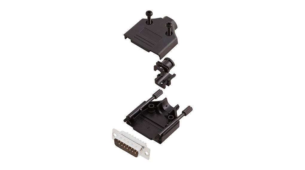 Encitech Connectors, 6355 Series D Sub Hoods For Use With For Cable