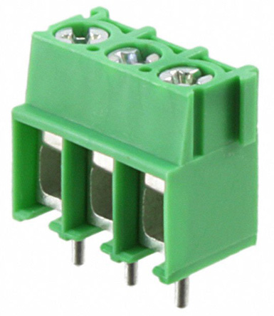 Phoenix Contact COMBICON PT Series PCB Terminal Block, 5mm Pitch, Through Hole Mount, Screw Termination