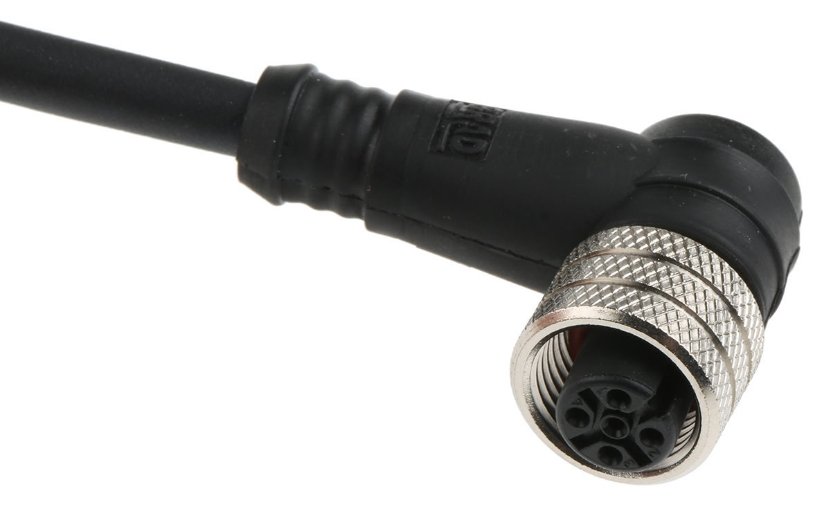 Brad from Molex Female 4 way M12 to Unterminated 4 way Free End Sensor Actuator Cable, 10 m