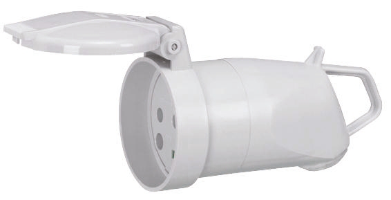 Legrand Europe Mains Connector, 20A Grey, Cable Mount Polymer, 400 V