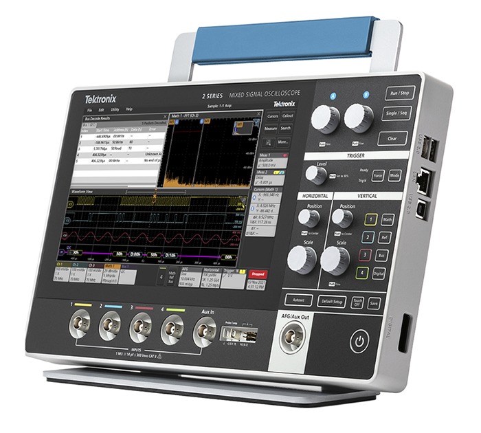 Tektronix MSO Series, 70MHz Mixed Signal Mixed Signal Oscilloscope, 4 Analogue Channels, 16 Digital Channels - UKAS
