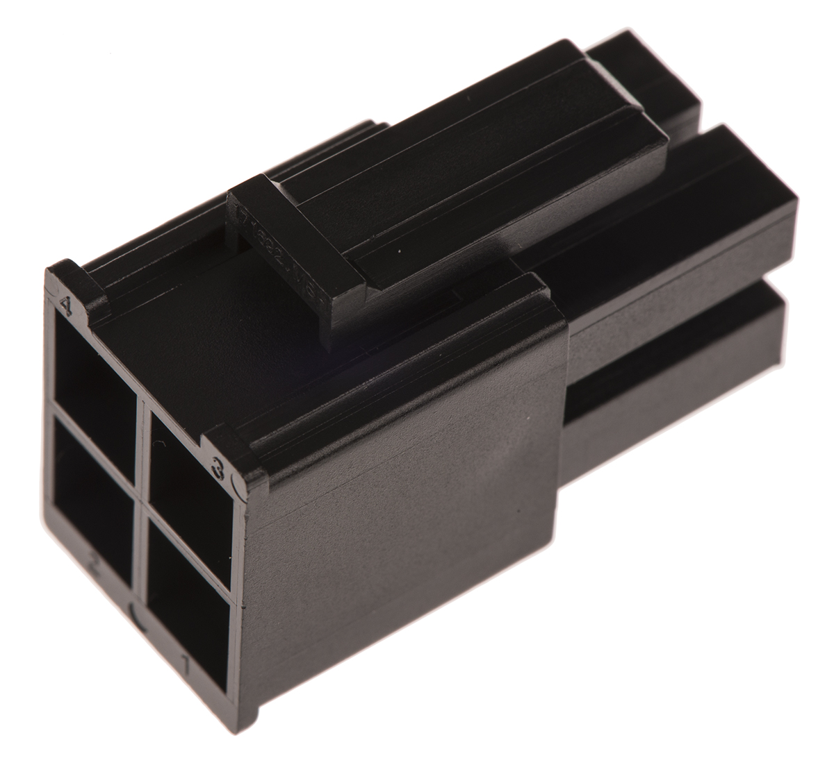 Molex, Mega-Fit Male Connector Housing, 5.7mm Pitch, 4 Way, 2 Row
