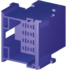 TE Connectivity, Timer Automotive Connector Plug Blue 15 Way 3-967628-1