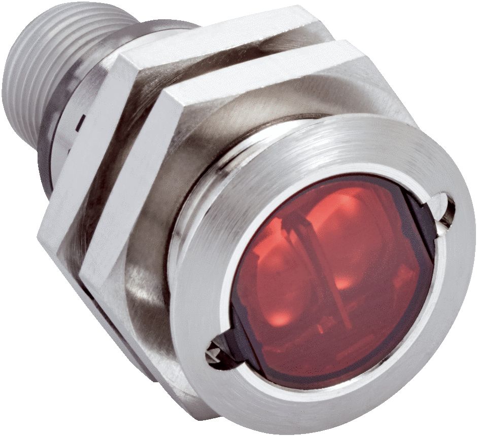 SICK Through Beam Photoelectric Sensor, Barrel Sensor, 0 → 15 m Detection Range