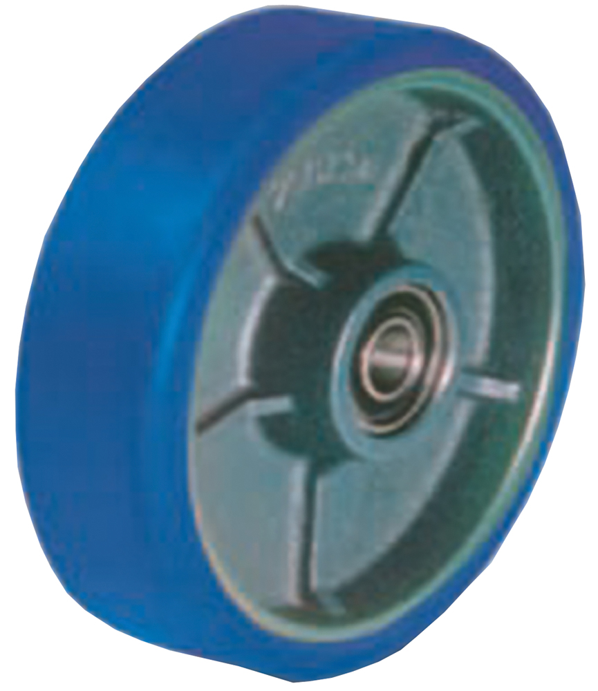 LAG Blue Polyurethane Abrasion Resistant, High Load Capacity, Laceration Resistant, Low Rolling Resistance,