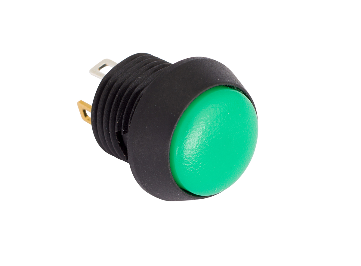 EOZ Push Button Switch, Momentary, Panel Mount, 13.5mm Cutout, SPST, 5V, IP67