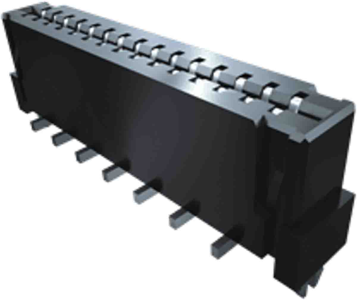 Samtec FC1 Series Straight Surface Mount PCB Socket, 15-Contact, 1-Row, 1mm Pitch, Solder Termination