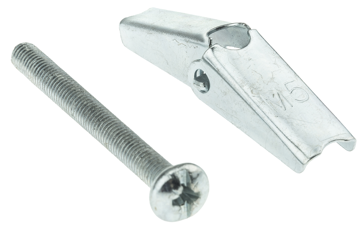 RawlPlug Steel Spring Toggle Cavity Fixing, 14mm fixing hole diameter