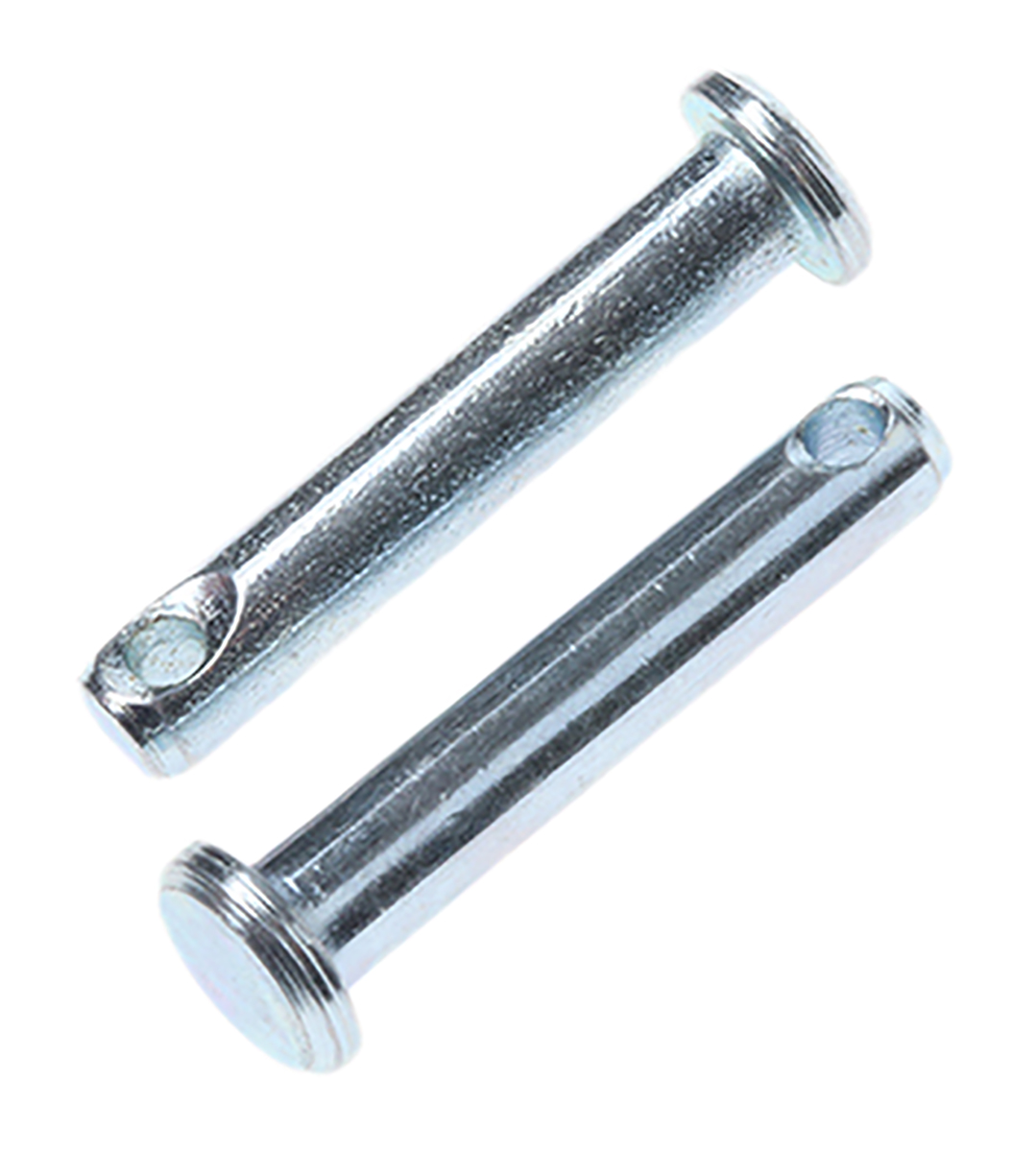 RS PRO 25.4mm Bright Zinc Plated Steel Clevis Pin, 4.76mm Diameter