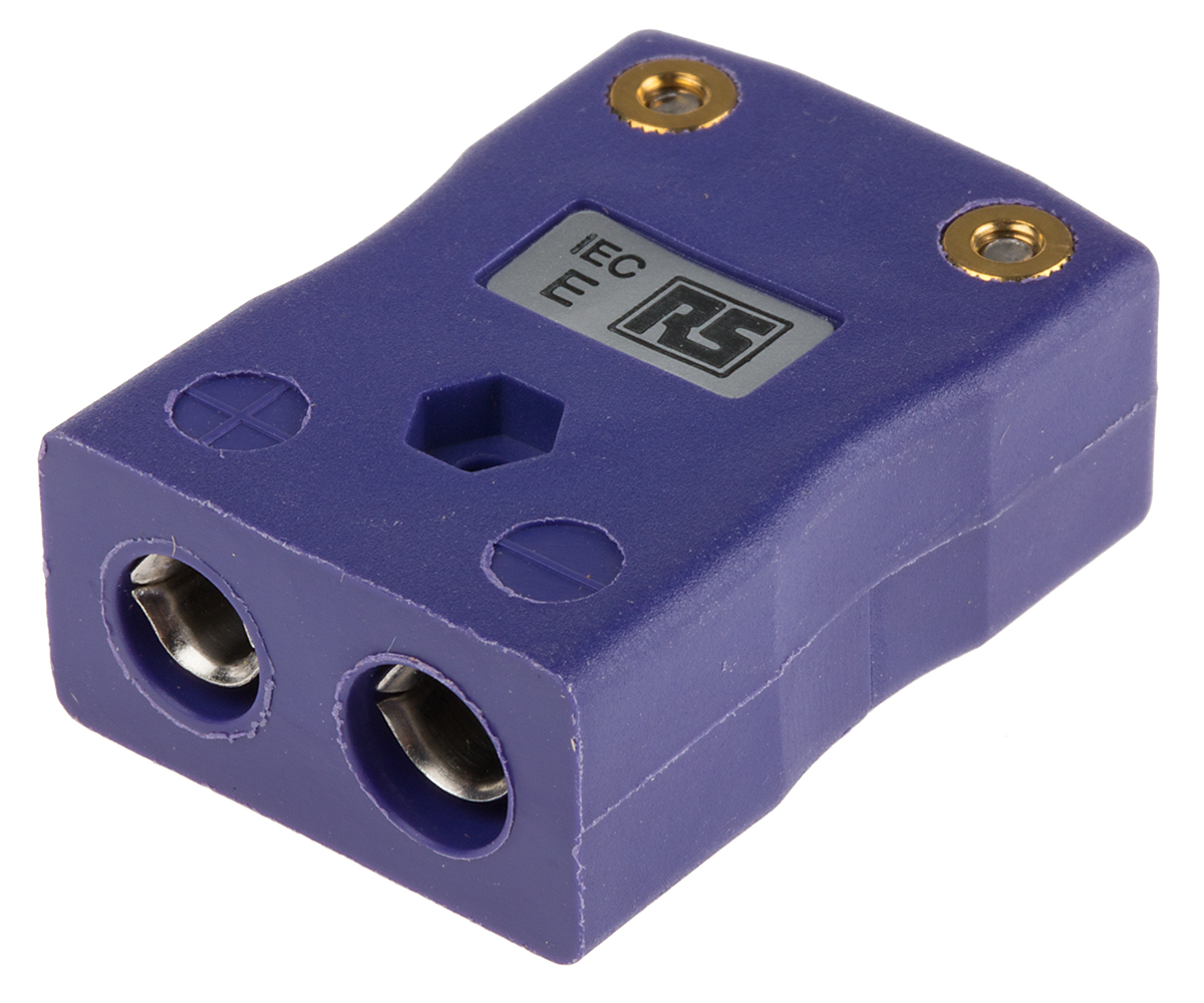 RS PRO Standard Thermocouple Connector for Use with Type E Thermocouple, 6mm Probe, IEC, RoHS Compliant Standard
