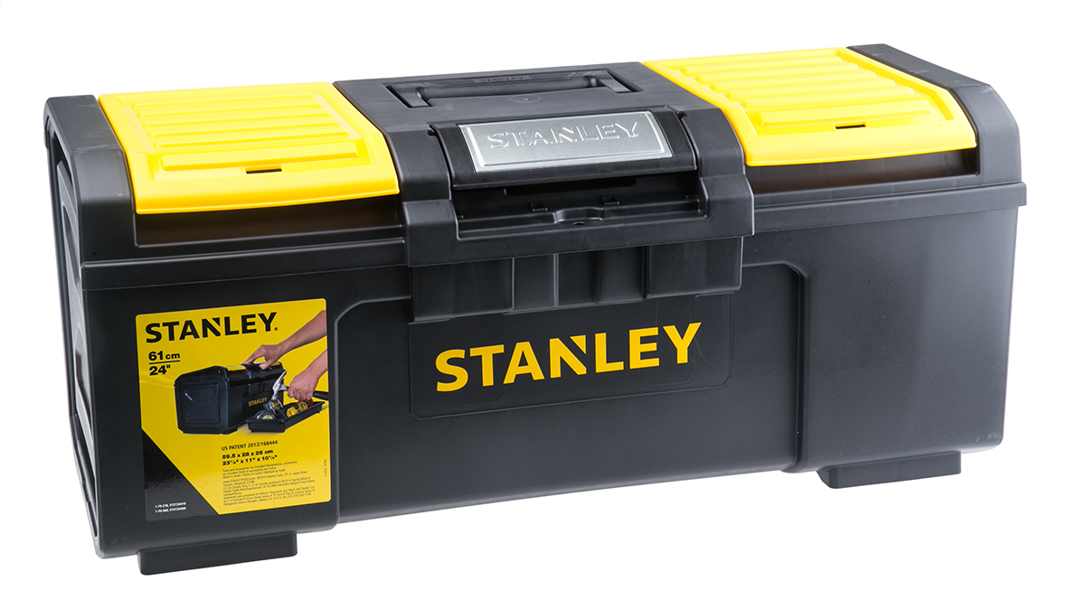 Stanley One Touch 0 drawers  Plastic Tool Box , 595 x 281 x 260mm