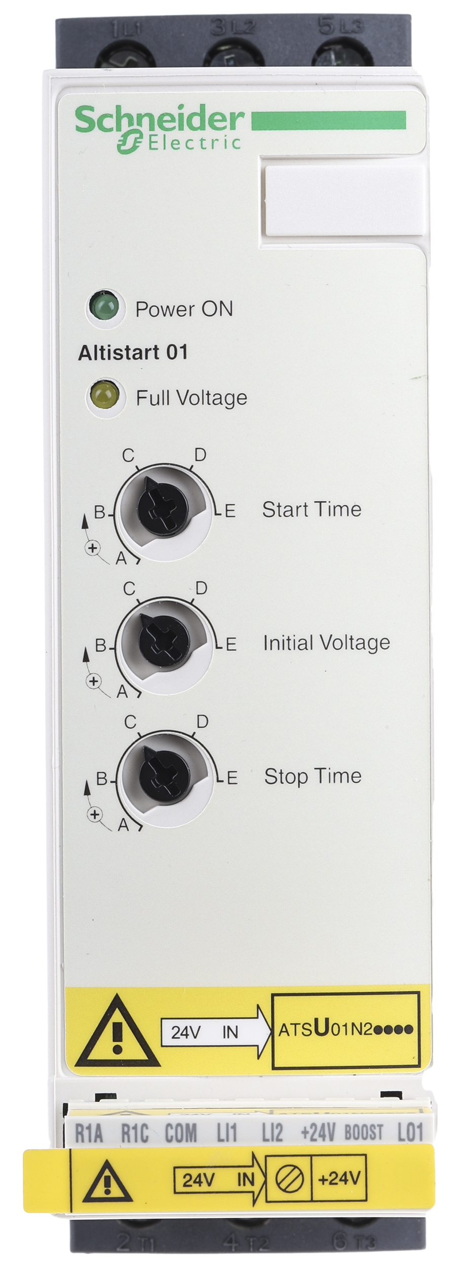 Schneider Electric Altistart U01 and TeSys U Soft Starter, , 11 kW, 480 V ac, 3 Phase, IP20