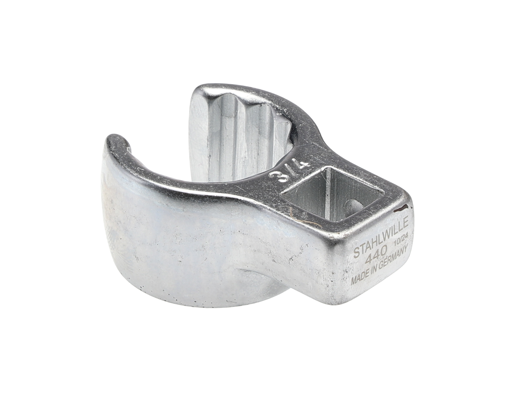 STAHLWILLE 440A Series Crow Foot Crowfoot Wrench, 3/4 in, 3/8in Insert, Chrome Plated Finish