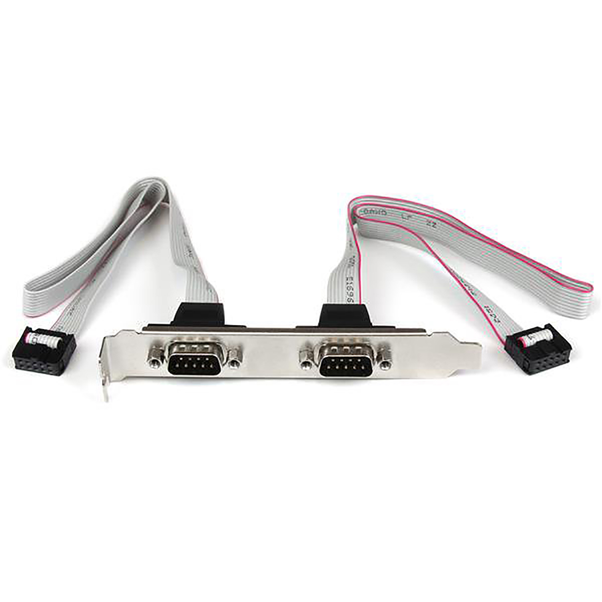 StarTech.com Female 10 Pin IDC x 2 to Male 9 Pin D-sub Serial Cable, 400mm