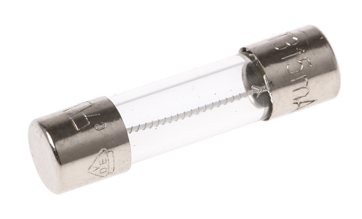 Schurter 315mA T Glass Cartridge Fuse, 5 x 20mm