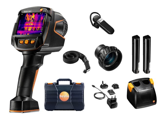 Testo testo 883-2 Thermal Imaging Camera, -30 → 650 °C, 320 x 240pixel Detector Resolution With RS Calibration
