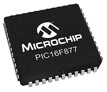 Microchip PIC16F877-20I/L, 8 bit PIC, PIC16F87X Microcontroller, 20 MHz, 14kB FLASH, 44-Pin PLCC