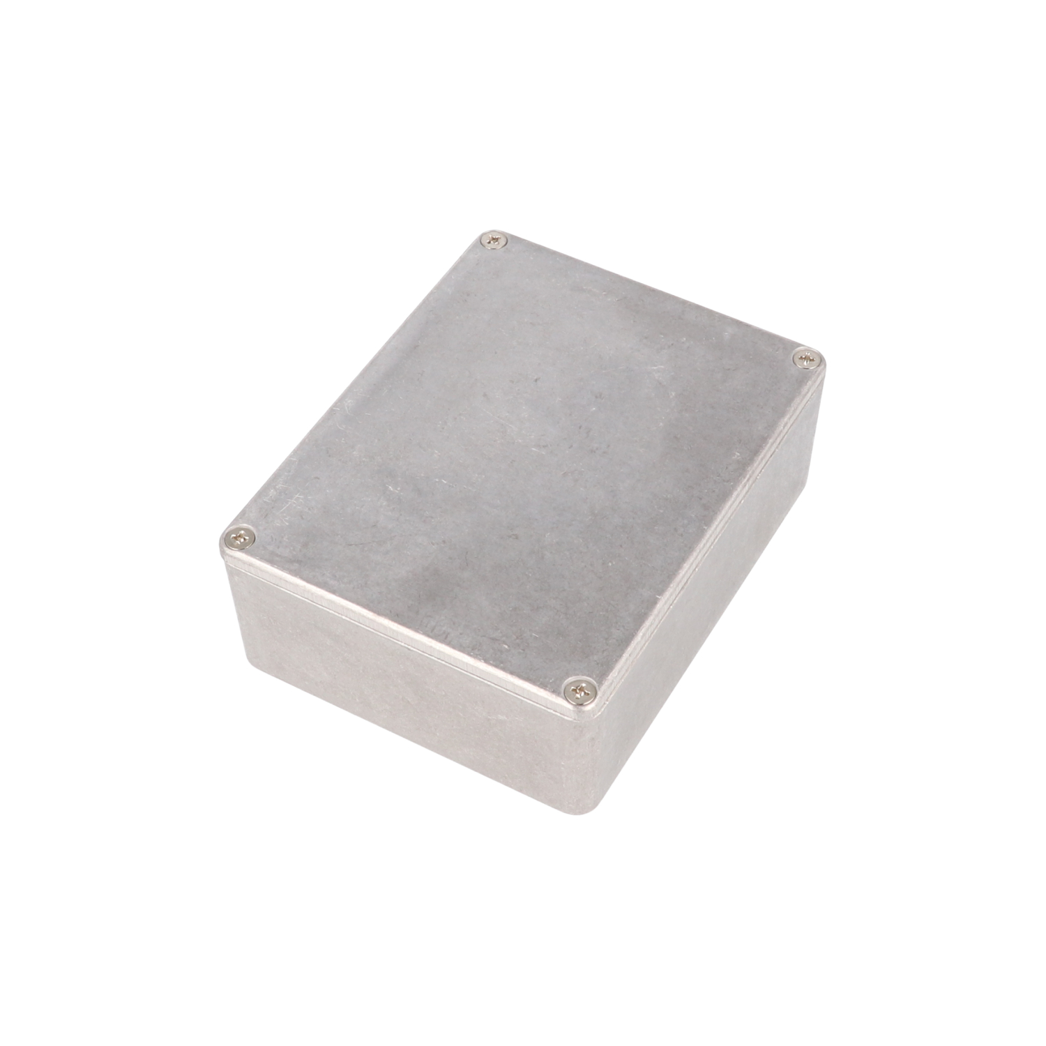 Hammond 1590 Series Natural Die Cast Aluminium Enclosure, IP65, Natural Lid, 125 x 125 x 79mm