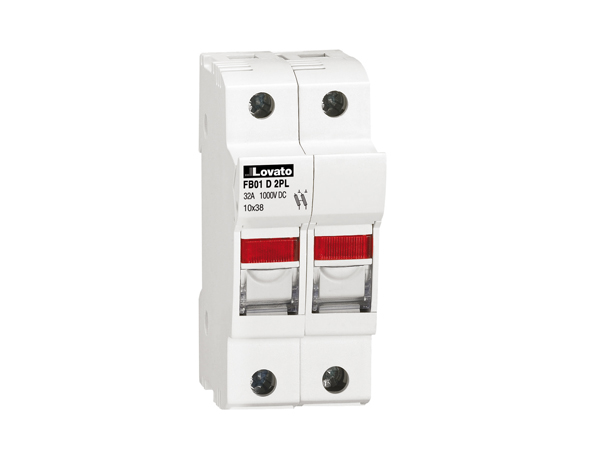 Lovato 32A Rail Mount Fuse Holder, 2P, 1kV