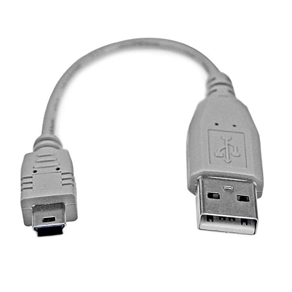 StarTech.com USB 2.0, Male USB A to Male Micro USB B, 480Mbps, 150mm
