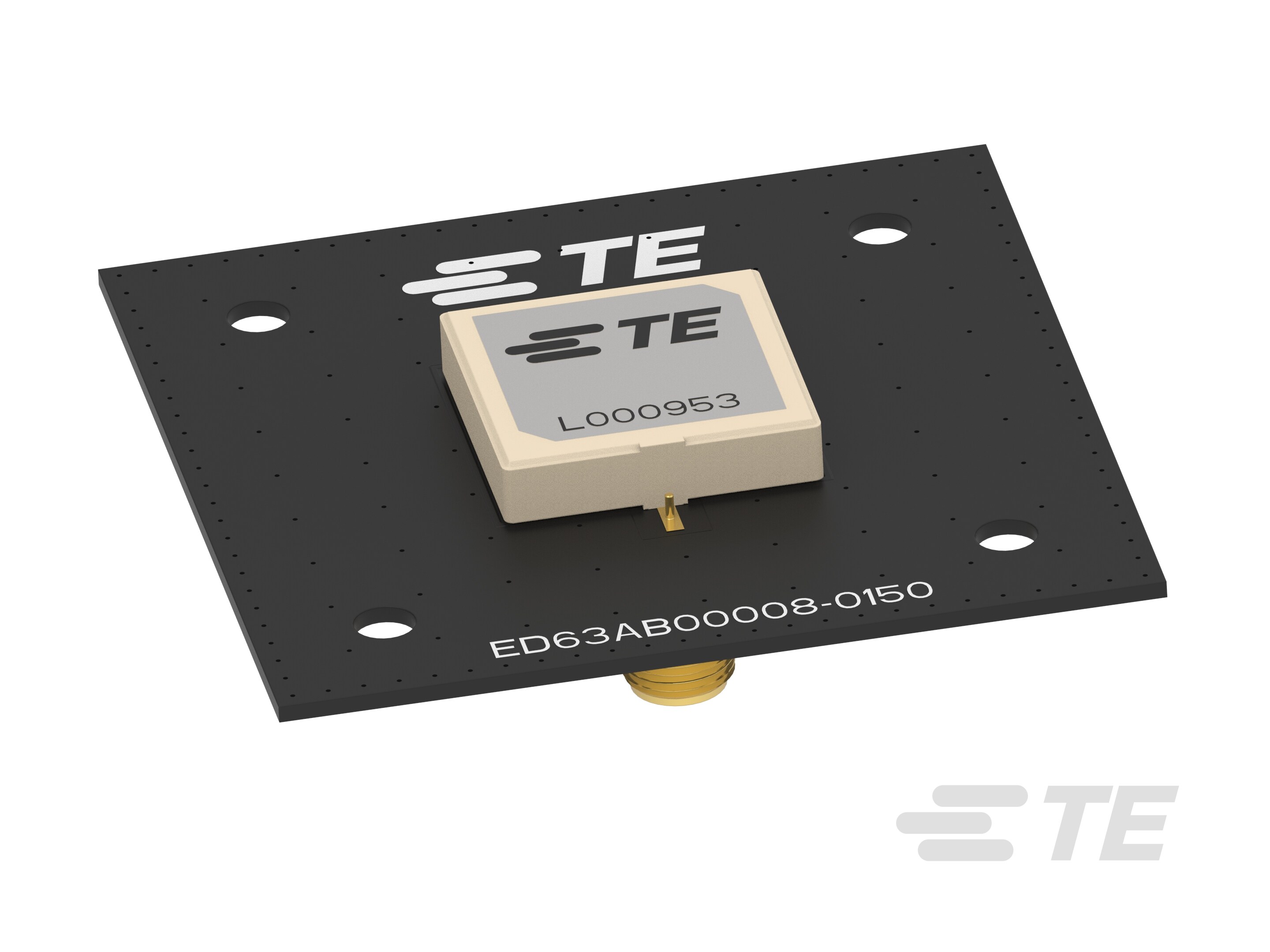 TE Connectivity L000953-80 Patch Omnidirectional GPS Antenna, GNSS