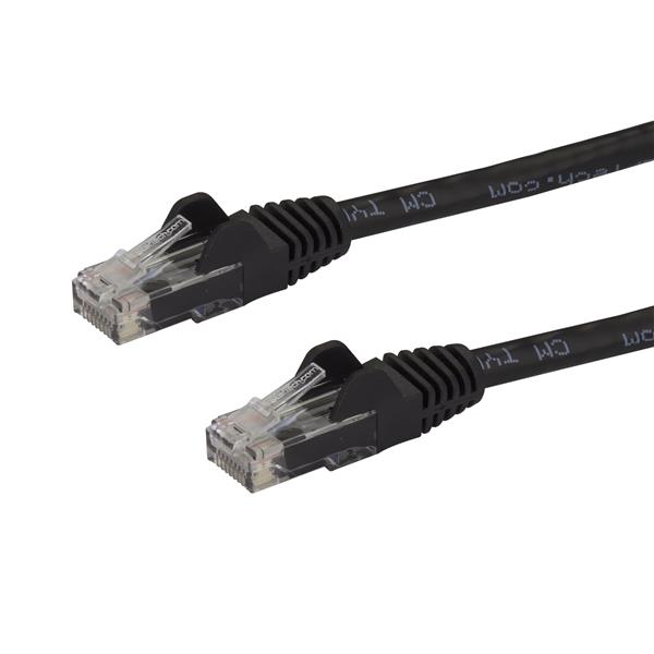 StarTech.comN6PAT, 75ft Cat6, Black RJ45 to Male RJ45 Male, Unterminated PVC Sheath