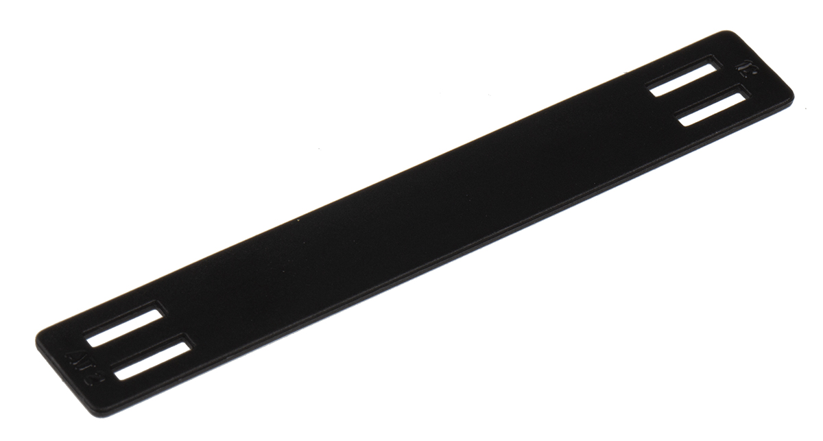 HellermannTyton Arrowtag Cable Tie Cable Markers, Black, 151-41210 AT2-PA66-BK