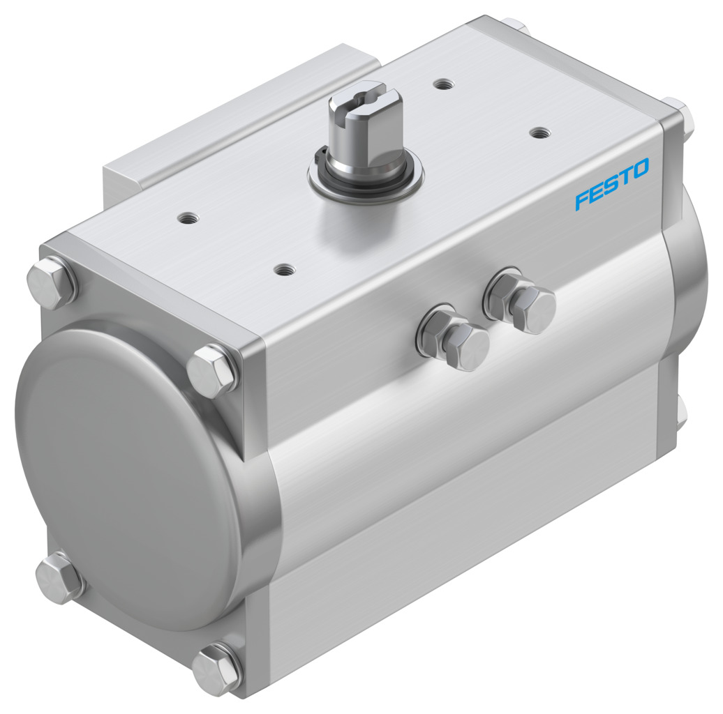 Festo DFPD Series 8 bar Double Action Pneumatic Rotary Actuator, 90° Rotary Angle, 40mm Bore