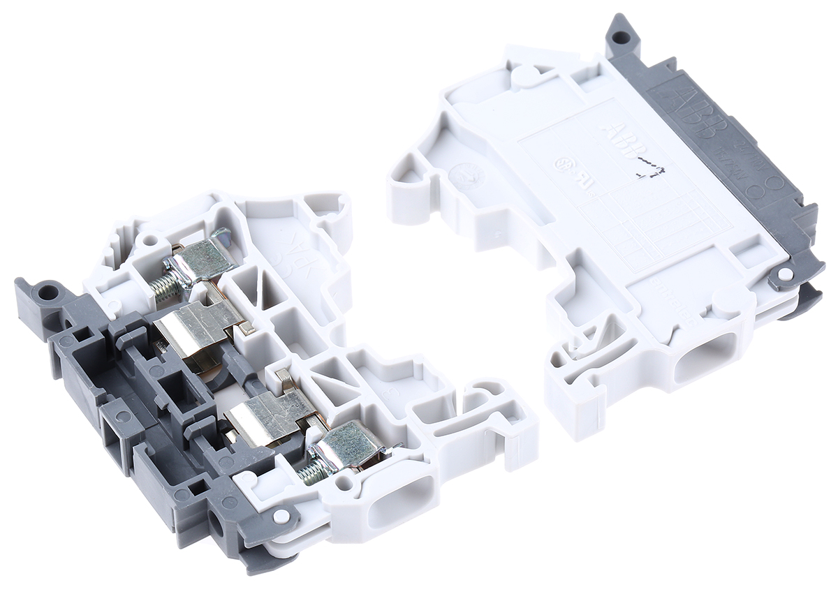 Entrelec 1SNK508411R0000 SNK Series Grey, 1.5mm², Screw Termination, Fused