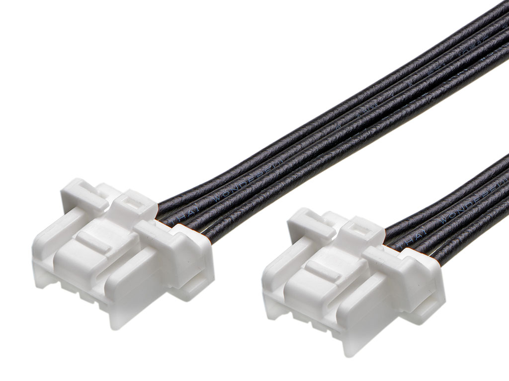 Molex 4 Way Male CLIK-Mate to 4 Way Male CLIK-Mate Wire to Board Cable, 300mm