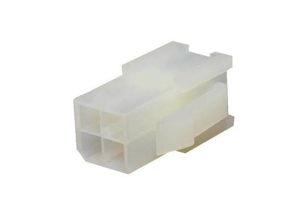 Molex, Mini-Fit Male Crimp Connector Housing, 4.2mm Pitch, 4 Way, 2 Row