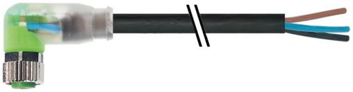 Murrelektronik Limited Female 3 way M8 to Free Cable End Sensor Actuator Cable, 5 m
