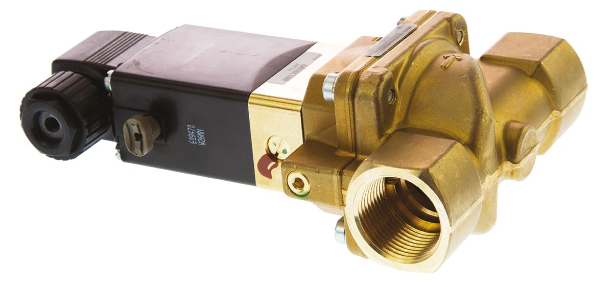 Burkert Solenoid Valve 134434, 2 Port, NC, 24 V dc