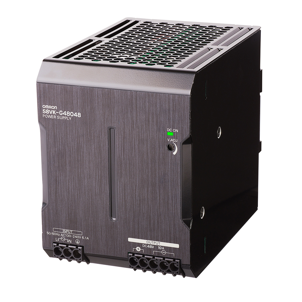 Omron S8VK-G Switched Mode DIN Rail Power Supply, 100 → 240 V ac / 90 → 350V dc ac, dc Input, 48V dc dc