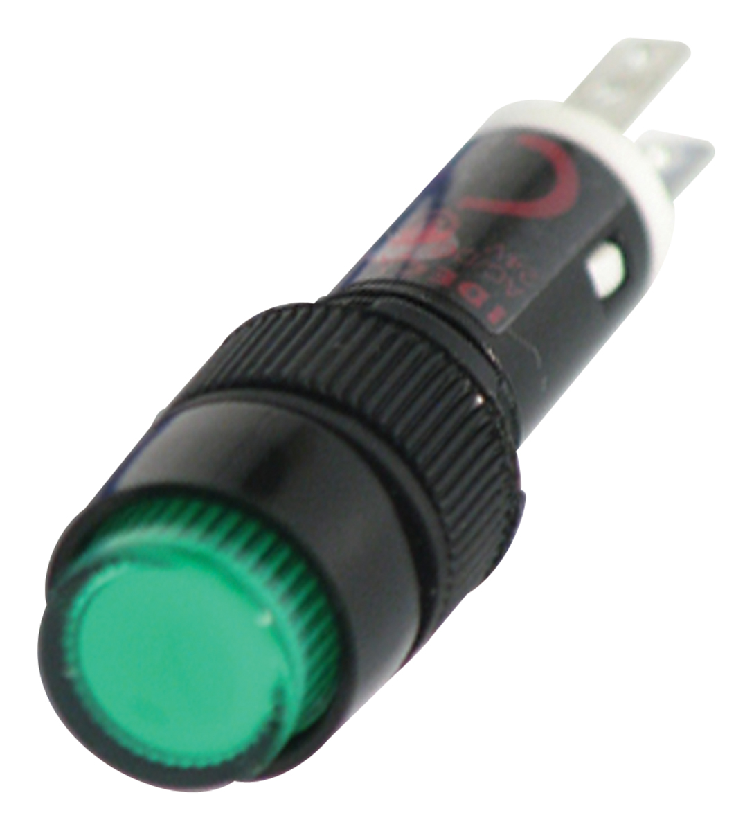 Idec Green Panel Mount Indicator, 24V ac/dc, 8.1mm Mounting Hole Size, Solder Tab Termination