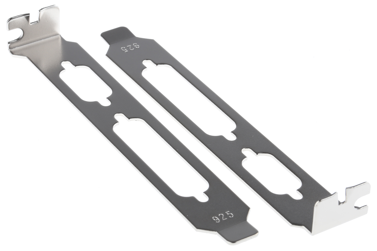 RS PRO Expansion Slot Covers For Use With 9 & 25 Way D-Sub Connector