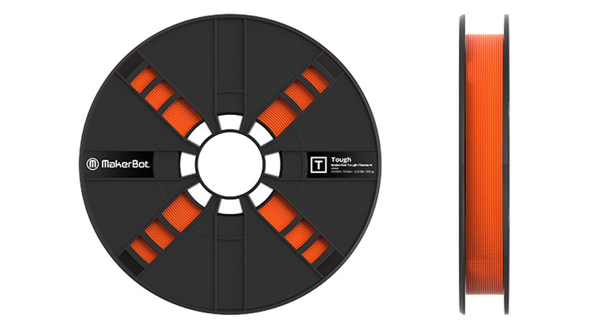 Ultimaker 1.75mm Orange Tough PLA 3D Printer Filament, 1kg