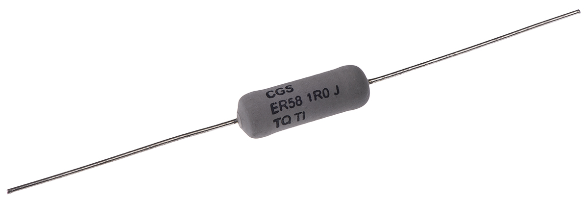 TE Connectivity 1Ω Wire Wound Resistor 7W ±5% ER581R0JT