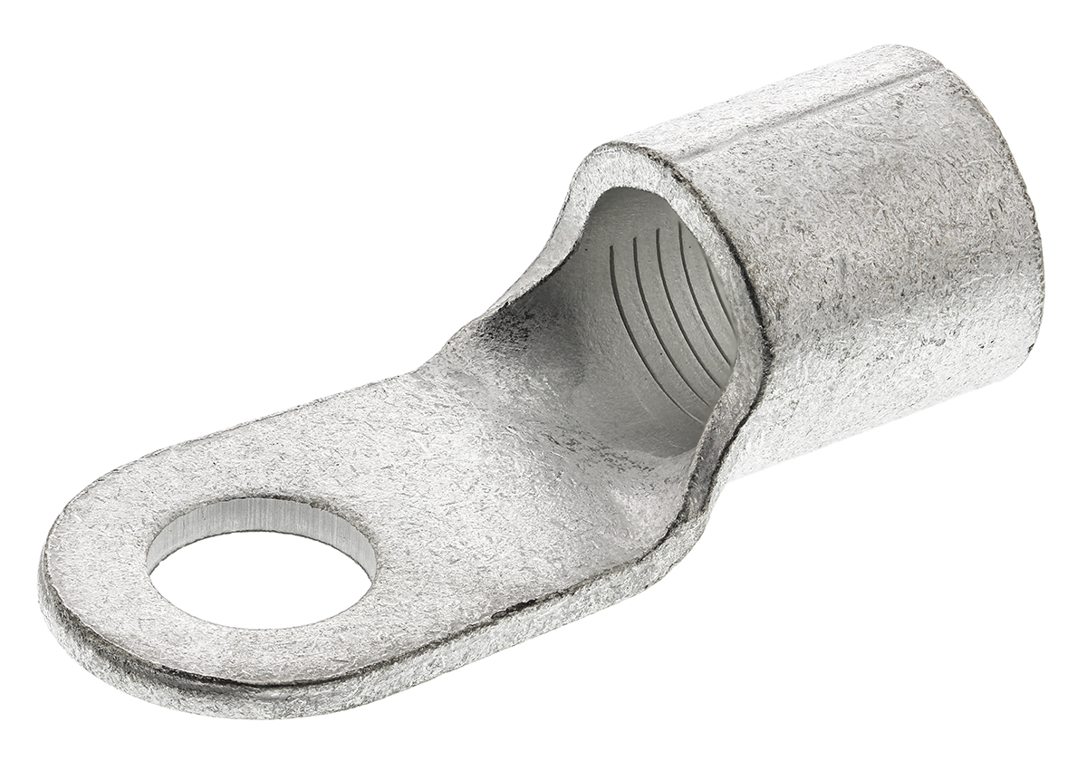 TE Connectivity, SOLISTRAND Uninsulated Ring Terminal, M8 Stud Size, 26.7mm² to 42.4mm² Wire Size