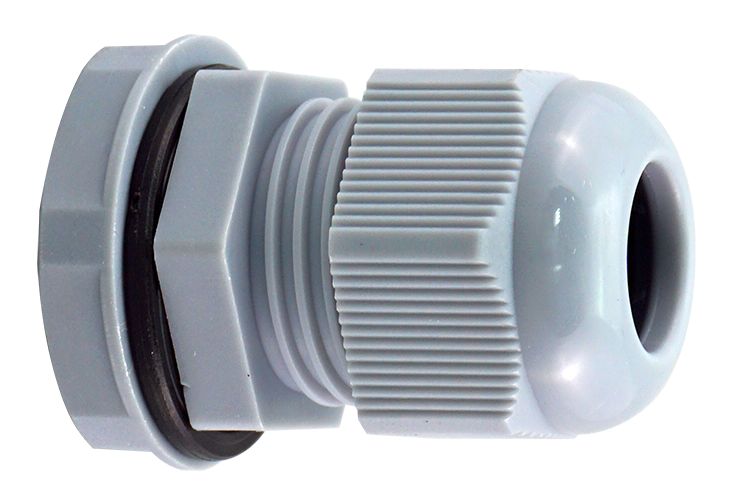 RS PRO Grey Nylon Cable Gland, PG36 Thread, 22mm min., 32mm max., IP68