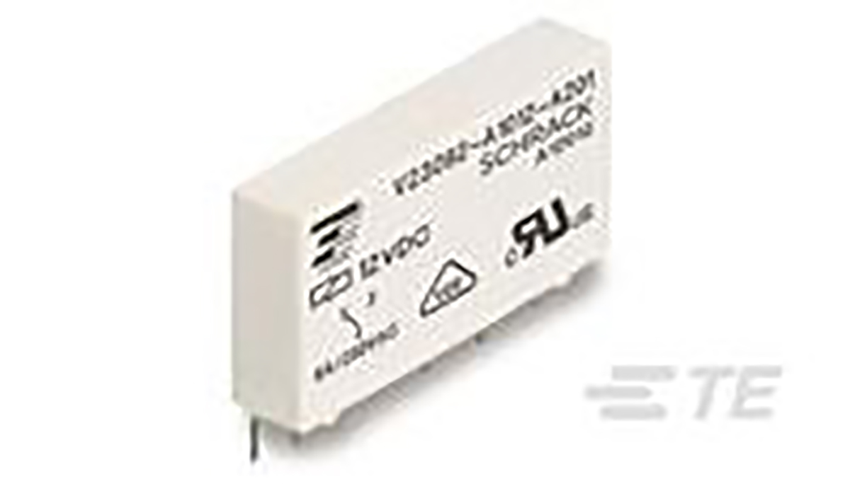 TE Connectivity PCB Mount Power Relay, 24V dc Coil, 6A Switching Current, SPST