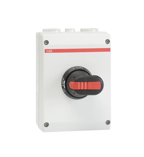ABB 6P Pole Screw Mount Switch Disconnector - 63A Maximum Current, 22kW Power Rating, IP65