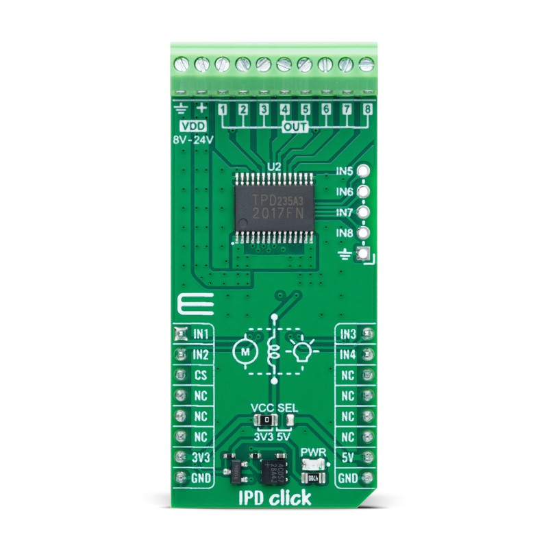 MikroElektronika Add-On Board Relay for TPD2017FN for mikroBUS Socket