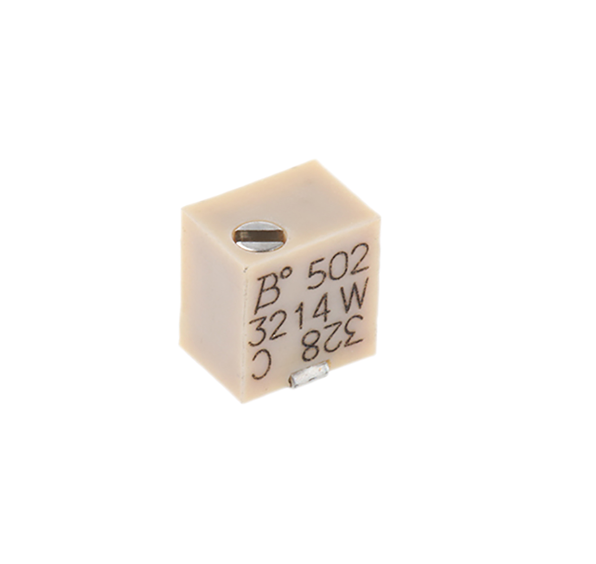 5kΩ, SMD Trimmer Potentiometer 0.25W Top Adjust Bourns, 3214