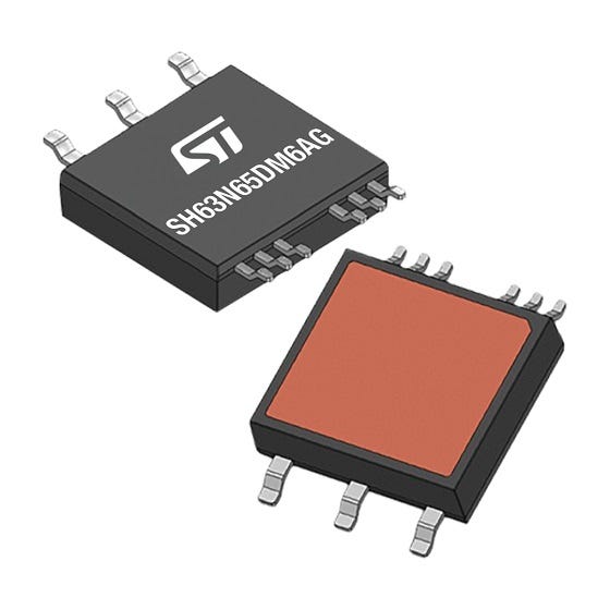 STMicroelectronics MDmesh DM6 Type N-Channel MOSFET, 53 A, 650 V Enhancement, 8-Pin ACEPACK SMIT SH63N65DM6AG